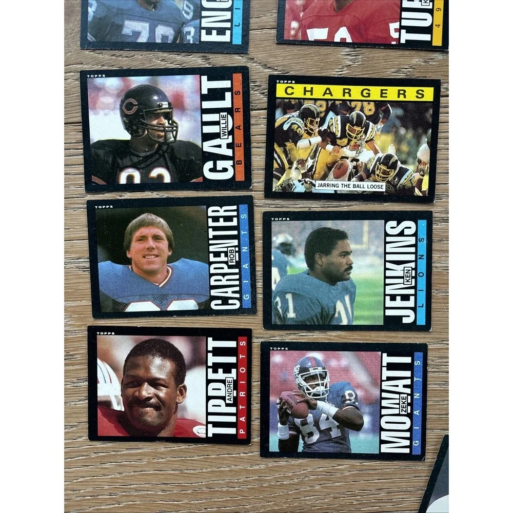 Vintage NFL Football Card Lot 80+‎ Cards Early 1990s Topps Donruss Fleer
